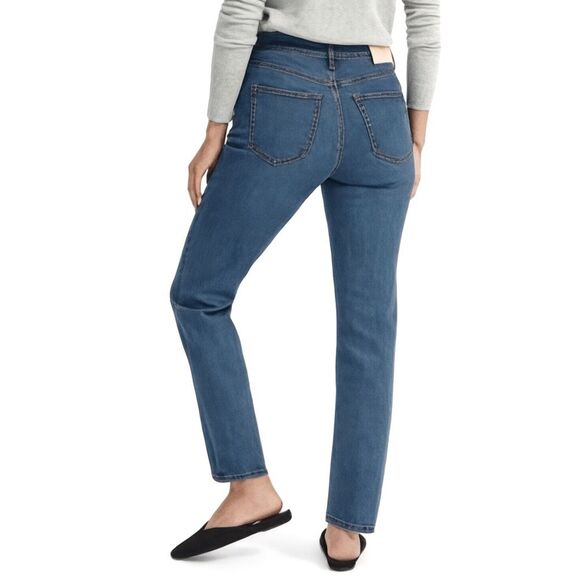 Everlane Cigarette Jean Slim Medium Wash Button Fly Jeans Women’s Size 25 | 0 - Picture 4 of 10